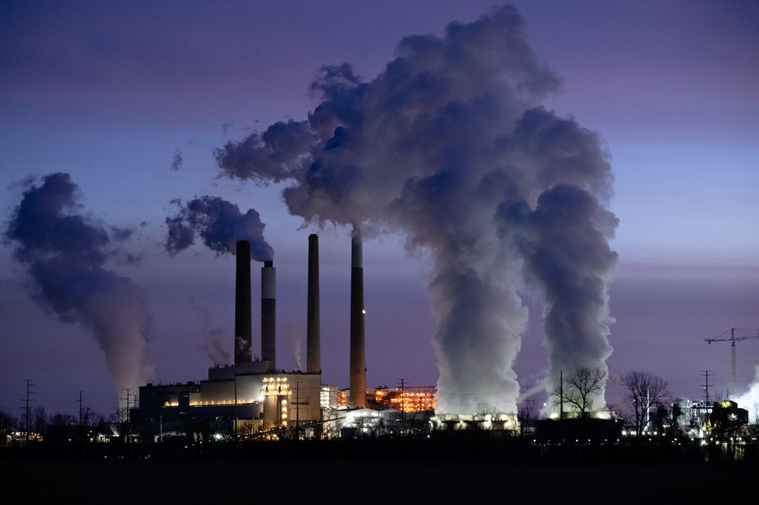 Mill Creek Generating Station, a coal-fired power plant in Louisville, Kentucky, pictured this year from across the river in Indiana. The government's continued ability to regulate emissions from power plants will depend on what happens in the courts over the next few years.