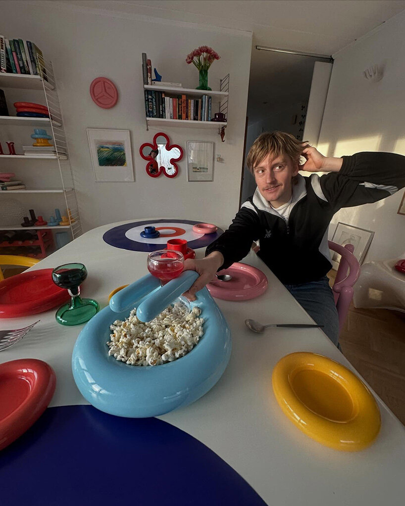gustaf westman translates curling stone into snack bowl in time for 2026 winter games