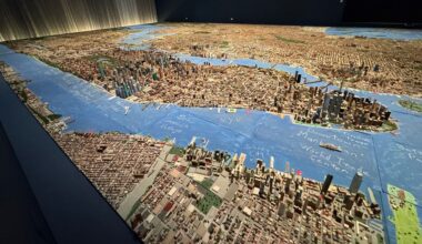 Artist's model of NYC on display in East Harlem