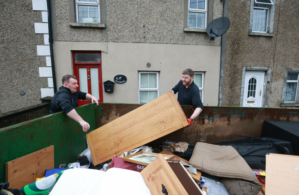 Flood relief payments to increase following Storm Chandra damage, Tánaiste says - The Journal