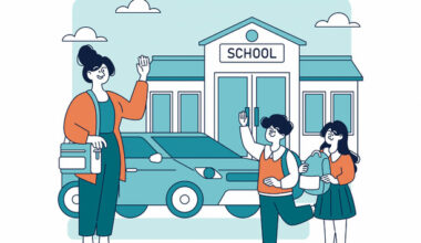 It's gridlock at the school gates, so god help us all