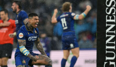 Italy beat Scotland in rain-soaked Rome · The 42