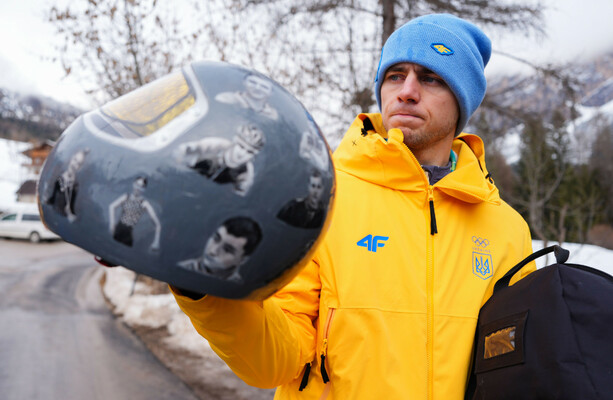 Ukrainian racer calls Olympic ban over war victim pictures on his helmet ‘a terrible mistake’ - The Journal