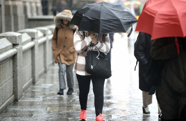 Tonight's Status Yellow rain warning has been extended to 17 counties