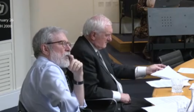Gerry Adams and Bertie Ahern were back in a room together talking peace today - The Journal