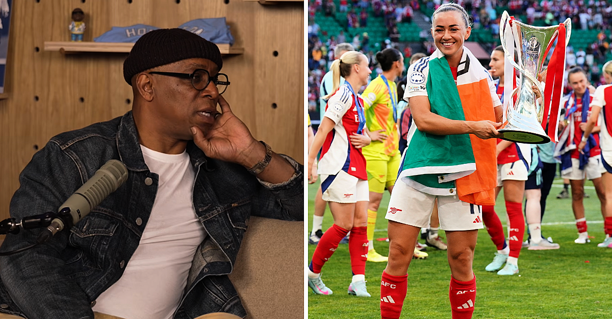 Ian Wright Had Perfect "Shithousery" Compliment For Katie McCabe