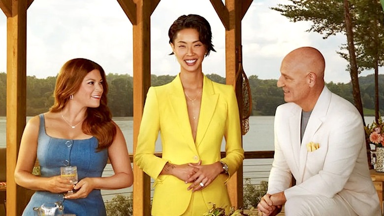 Gail Simmons, Kristen Kish, and Tom Colicchio on Top Chef