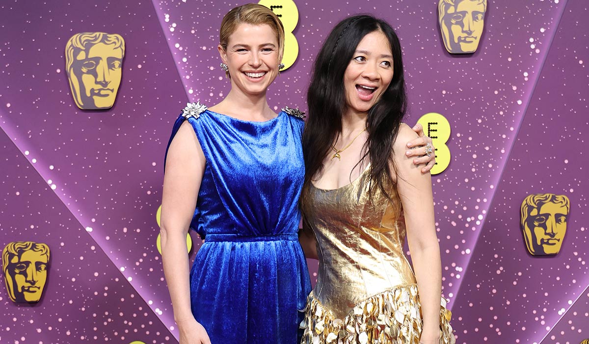 Jessie Buckley and Chloé Zhao attend the EE BAFTA Film Awards 2026. Pic: Getty Images for BAFTA