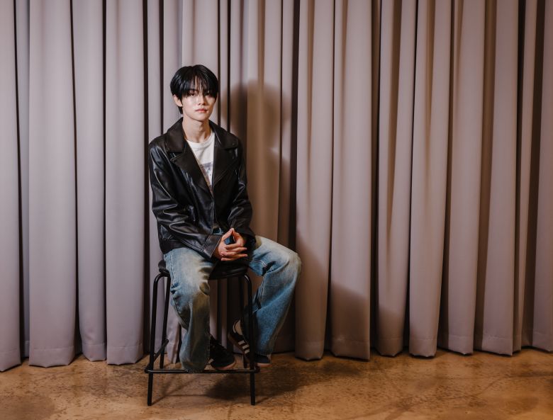 Min-wook Jeon, the leader of the K-pop boy band Close Your Eyes, UNCORE HQ in Gangnam, Seoul, South Korea, January 24, 2026.