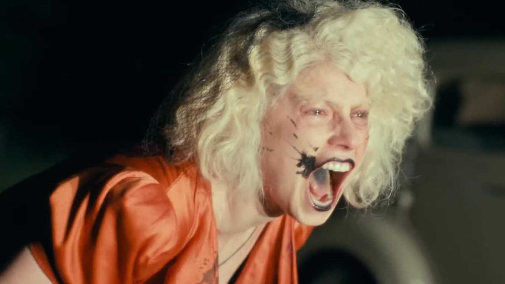 Jessie Buckley screaming as the Bride