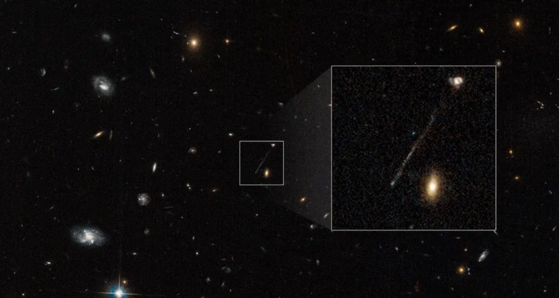 Rare cosmic event launches black hole into space