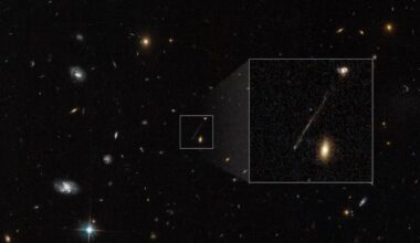 Rare cosmic event launches black hole into space