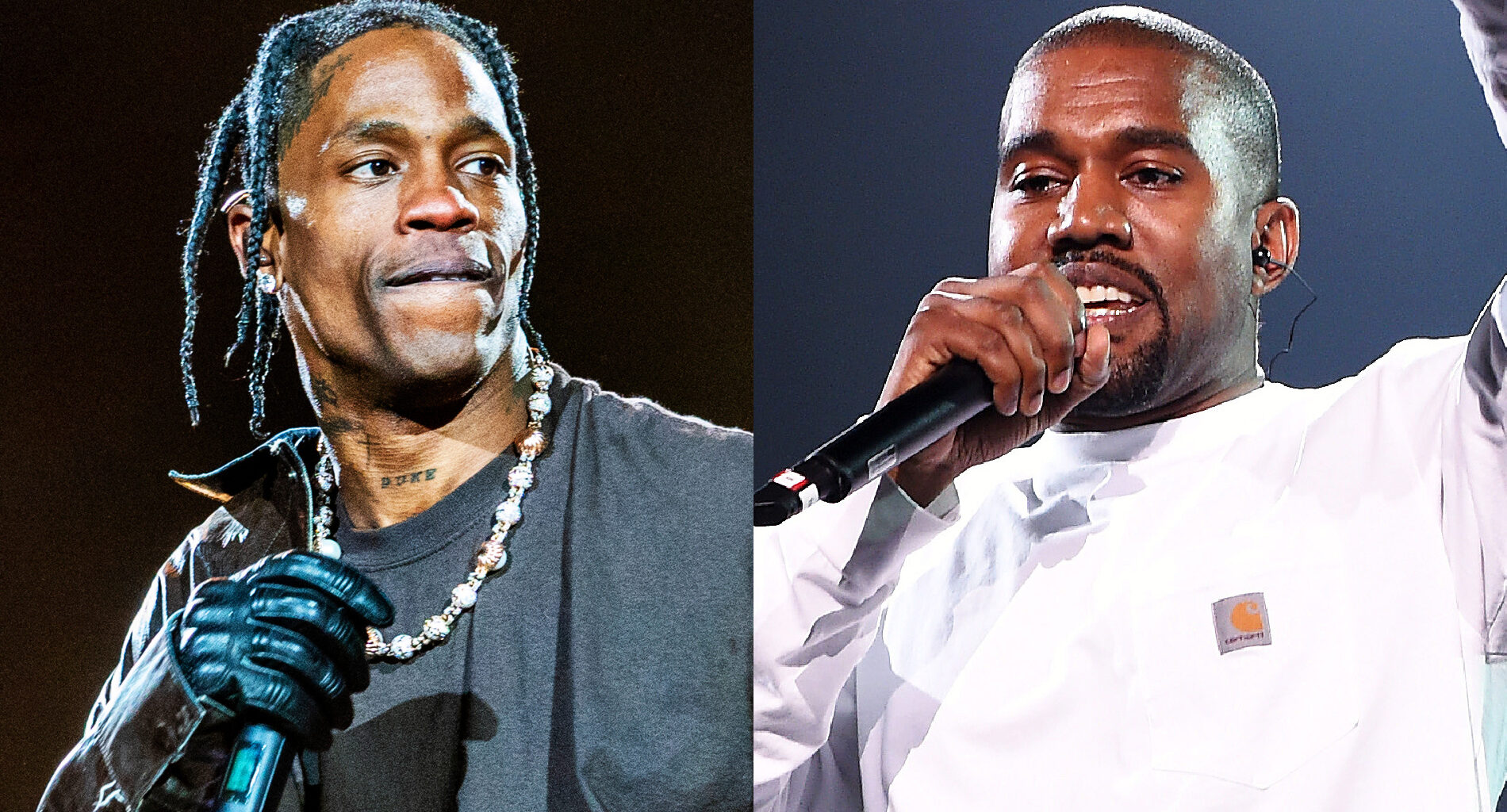 Kanye West & Travis Scott Reportedly Working On Joint Album