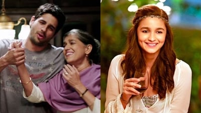 Sidharth Malhotra, Ratna Pathak Shah and Alia Bhatt in Kapoor & Sons