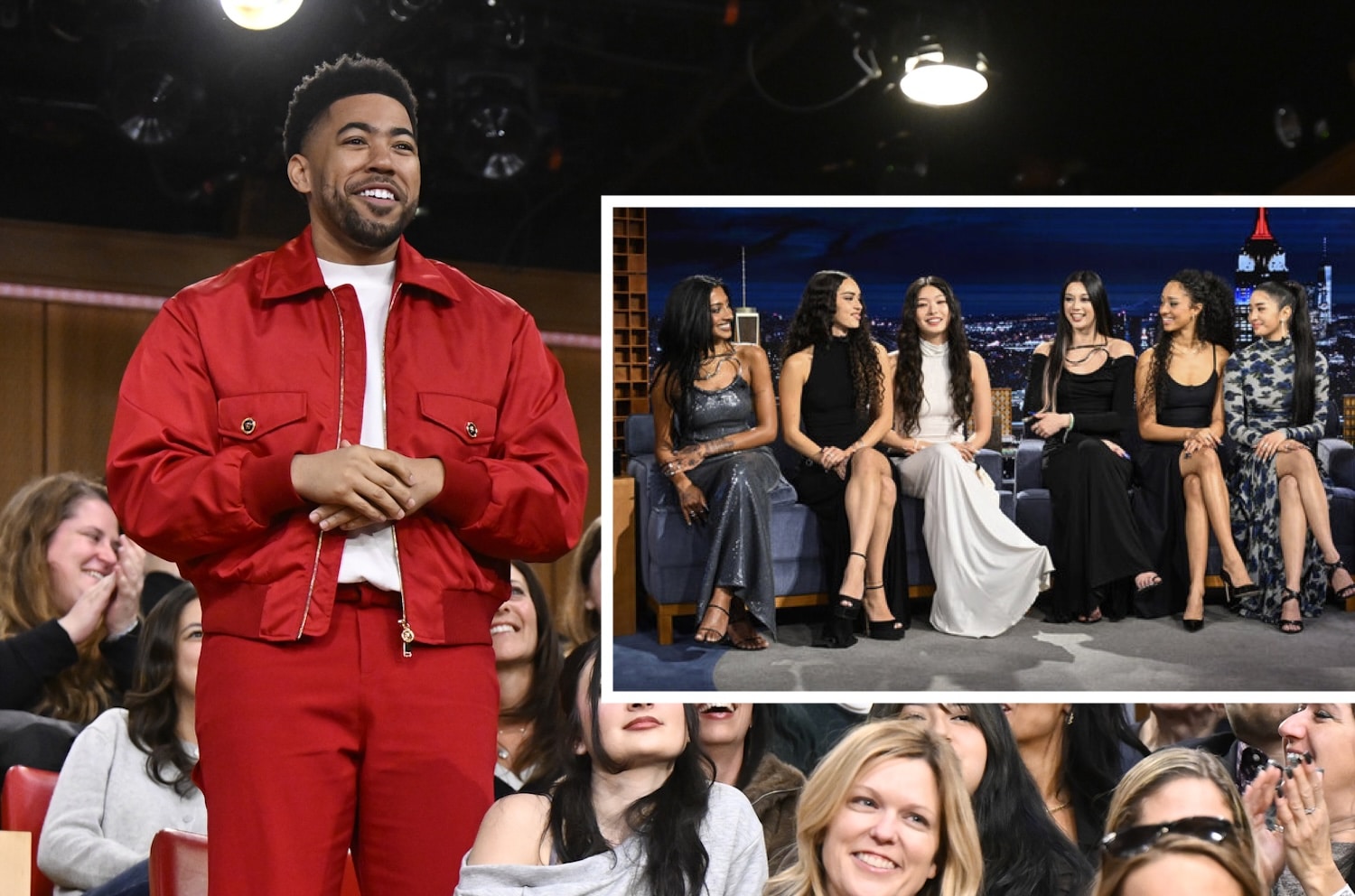 'Jake From State Farm,' KATSEYE Team Up on 'The Tonight Show'