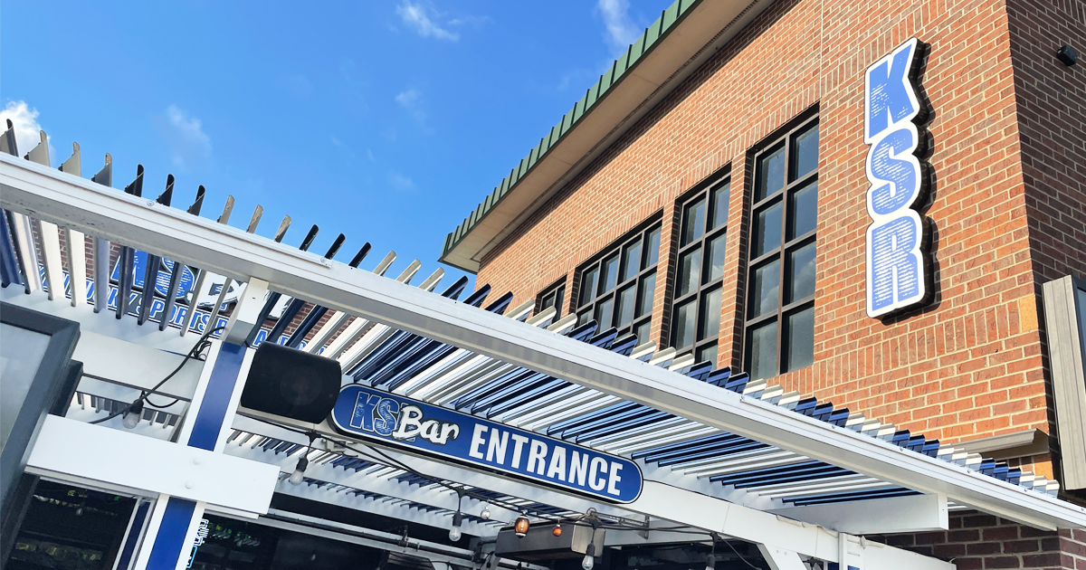 Feb 24, 2026; Columbia, South Carolina, USA; Kentucky Wildcats guard Collin Chandler (5) reacts after making a three point basket against the South Carolina Gamecocks during the second half at Colonial Life Arena. Mandatory Credit: Jeff Blake-Imagn Images