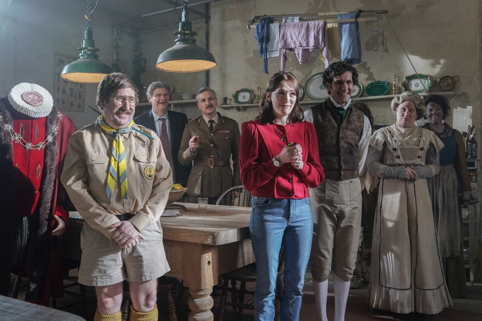 Larry Rickard, Jim Howick, Simon Farnaby, Ben Willbond, Charlotte Ritchie, Mat Baynton, Martha Howe-Douglas, Katy Wix, Ghosts larry rickard, jim howick, simon farnaby, ben willbond, charlotte ritchie, mat baynton, martha howedouglas, katy wix, ghosts