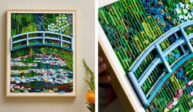 LEGO Cleverly Reimagines Monet’s Iconic Giverny Painting
