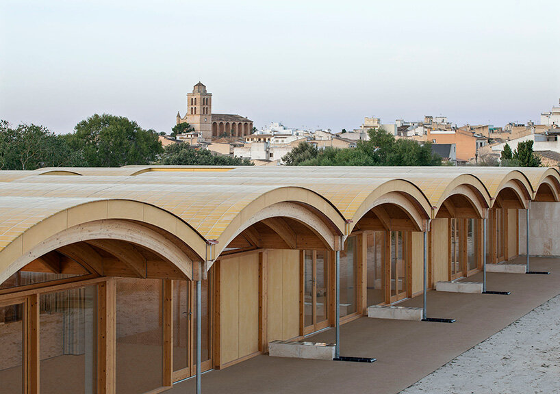 low-rise vaults trace undulating roofline of nursery school in mallorca by BOS arquitectes