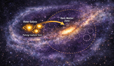 graphic of galaxy with labels