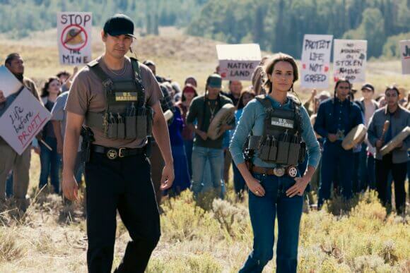 Tatanka Means and Arielle Kebbel