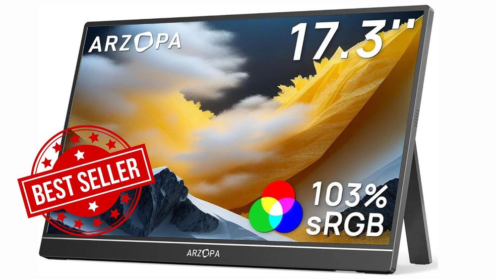 Arzopa’s 17.3-Inch Portable Gaming Monitor Now $114