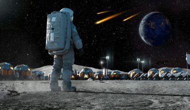 Tiny rocks batter the Moon relentlessly, so smart shields and the right site will be key for any future lunar base. Credit: Peepo, Getty