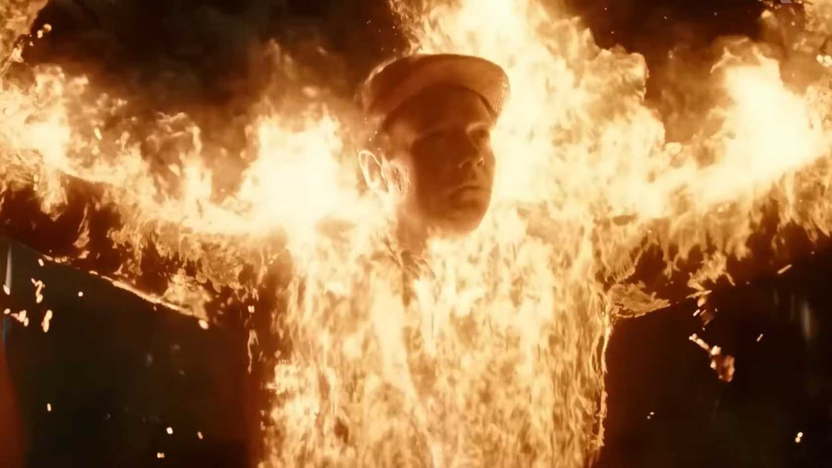 Molten Man in Spider-Noir show