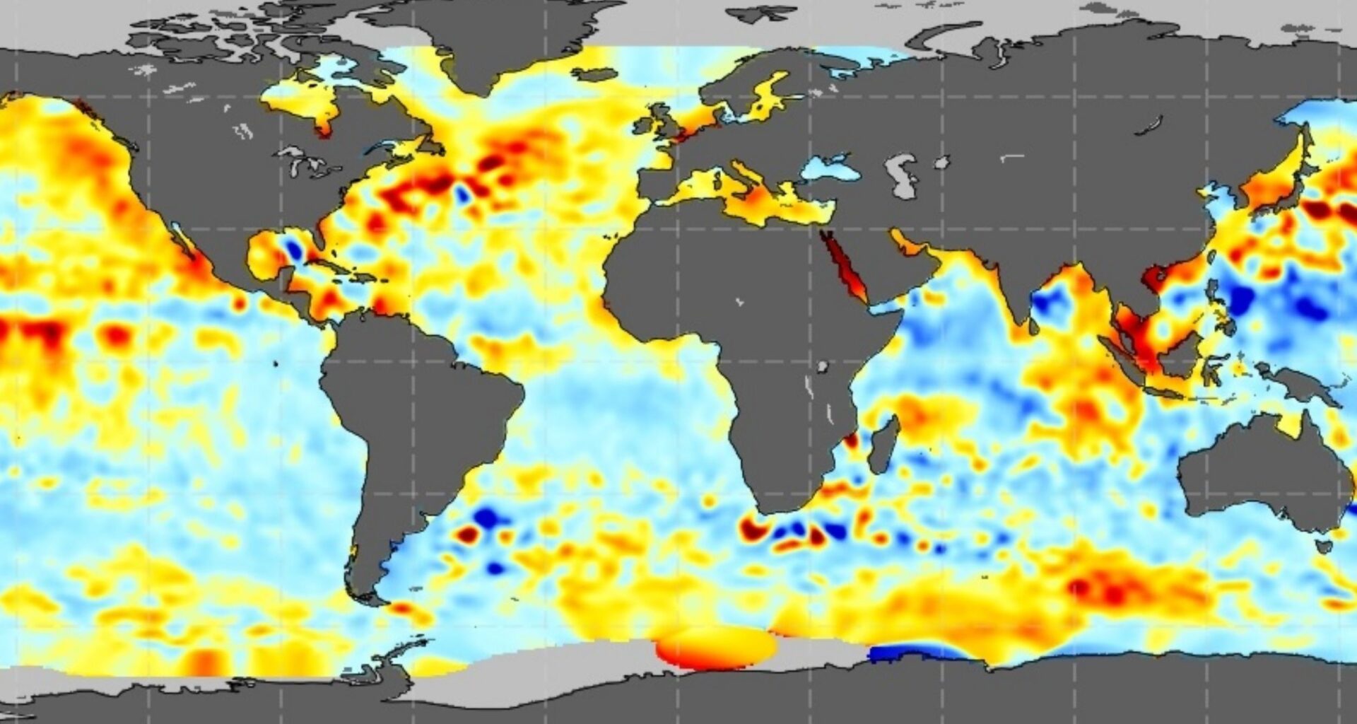 NASA has been detecting weekly changes in sea level for 33 years