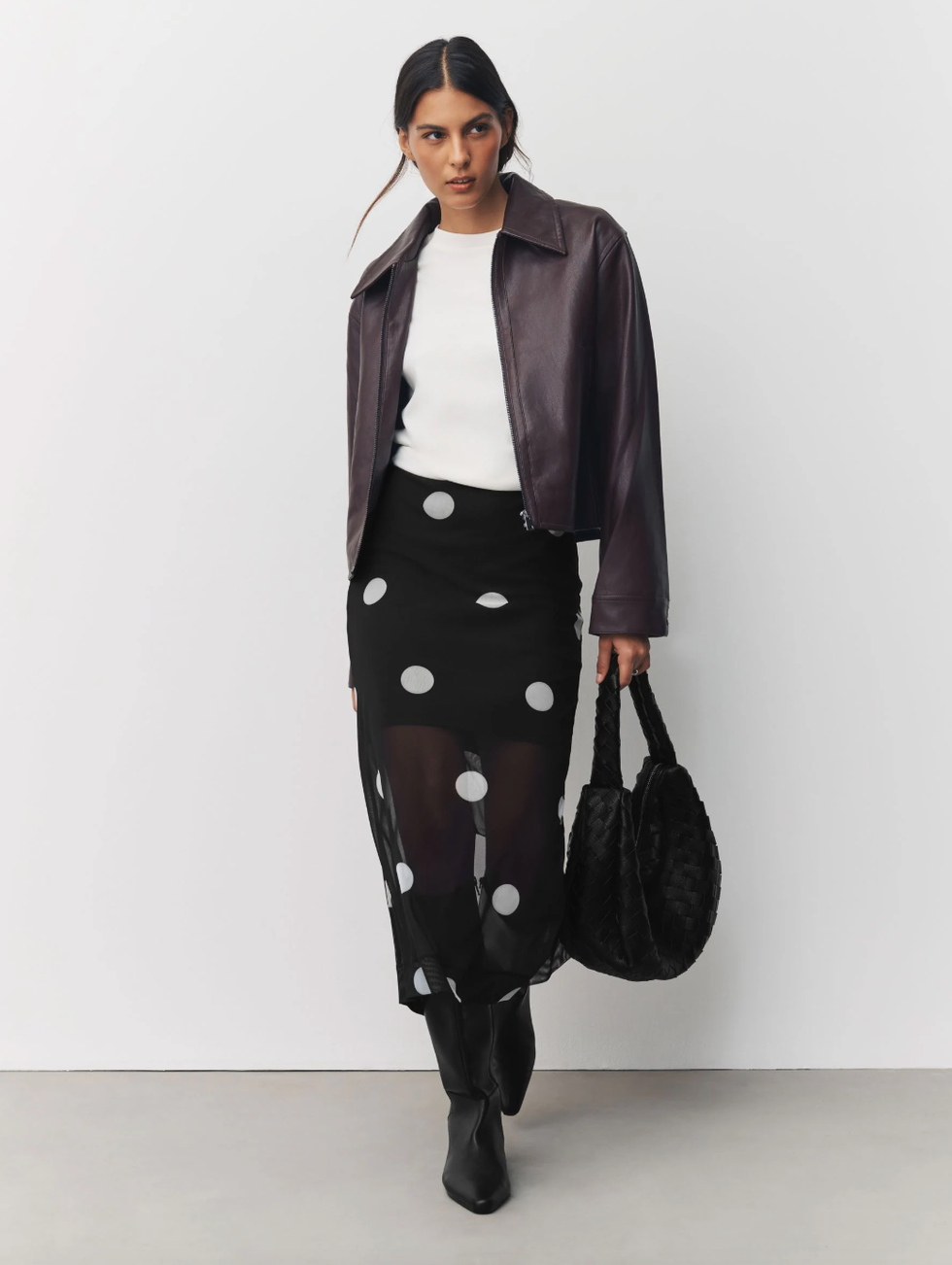 next polka dot skirt