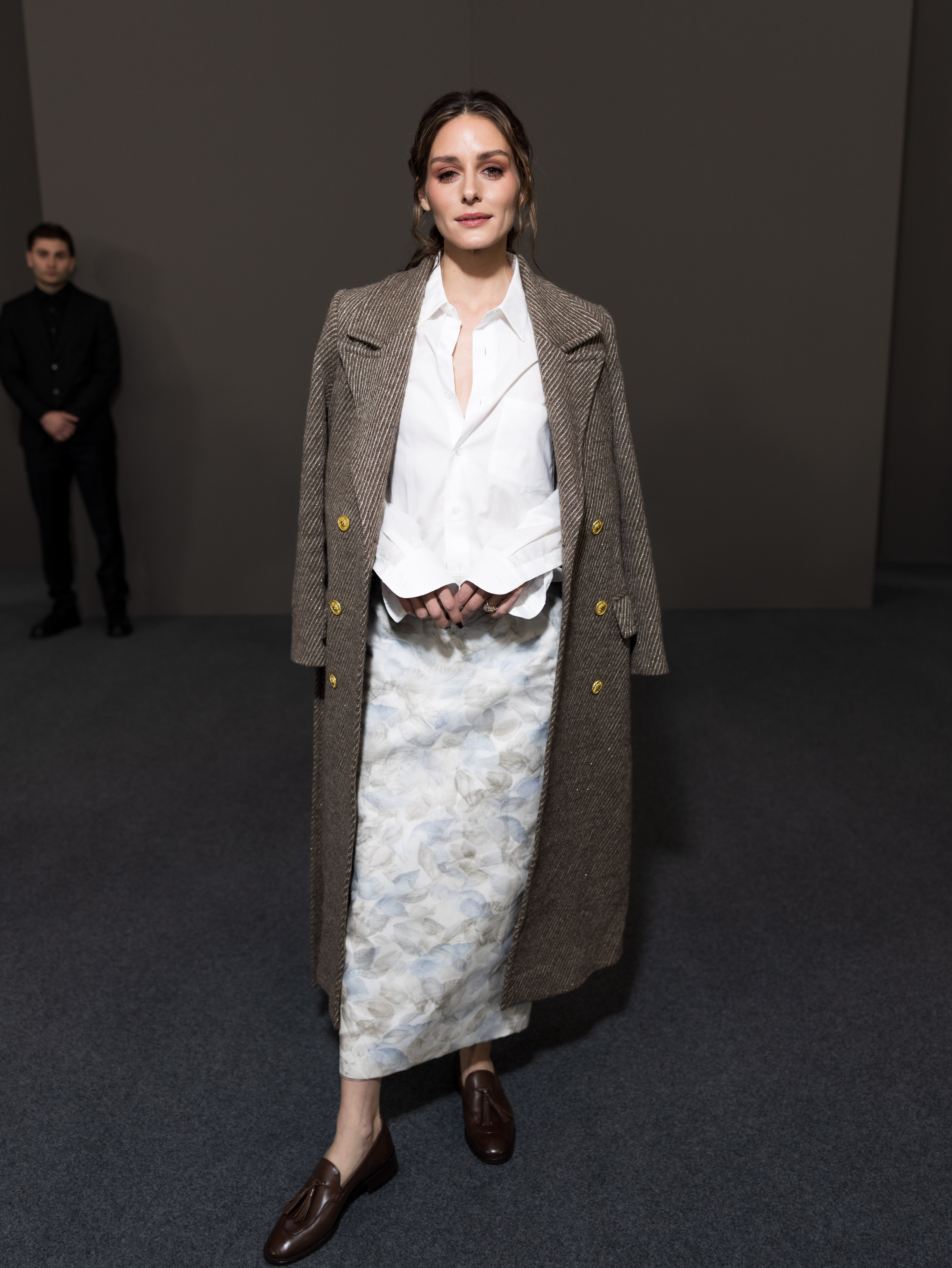 Olivia Palermo at the Max Mara show