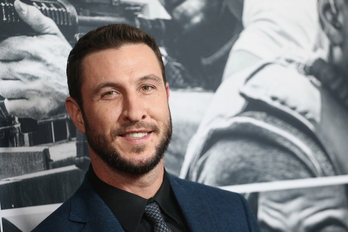 Pablo Schreiber attends the Premiere Of STX Films' "Den Of Thieves" at Regal LA Live Stadium 14 on January 17, 2018 in Los Angeles, California.