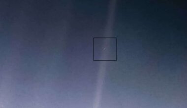 Pale Blue Dot The Most Distant Image We Have Of Earth, Taken By Nasa's Voyager 1 Spacecraft