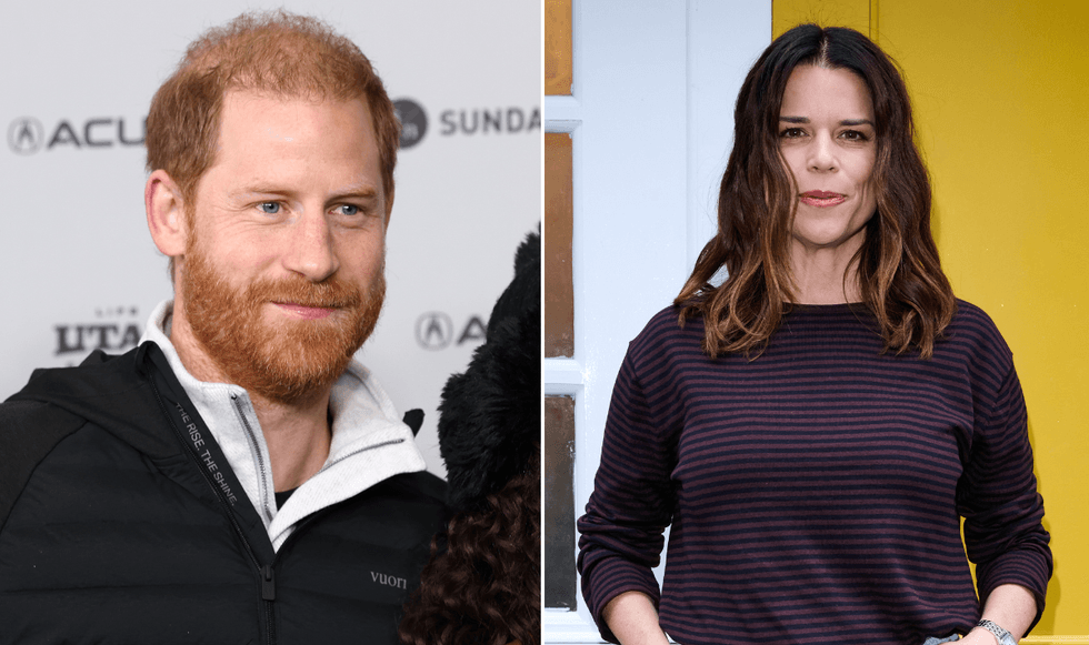 Prince Harry and Neve Campbell