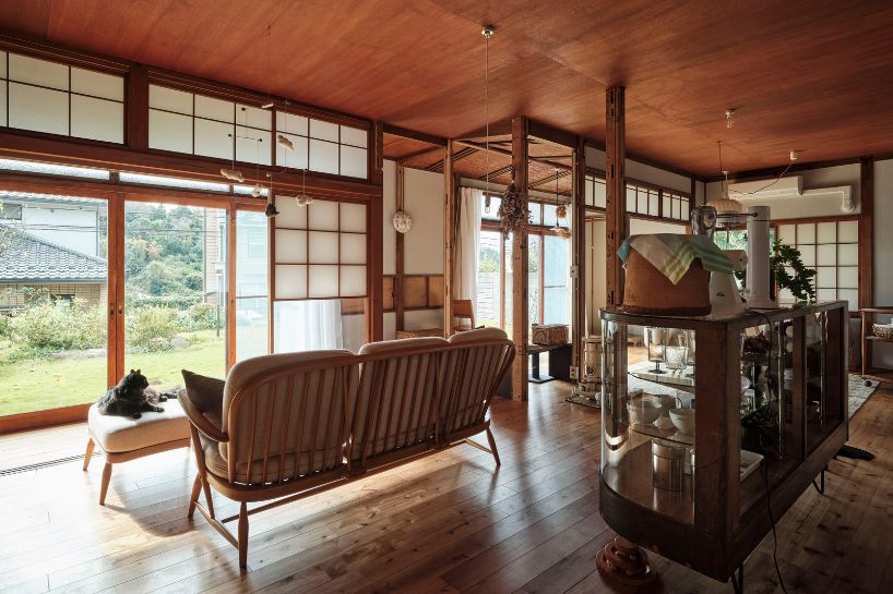 ROOVICE revives mid-century japan home through layered wooden interiors