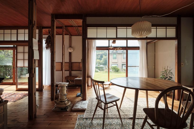 ROOVICE revives mid-century japan home through layered wooden interiors