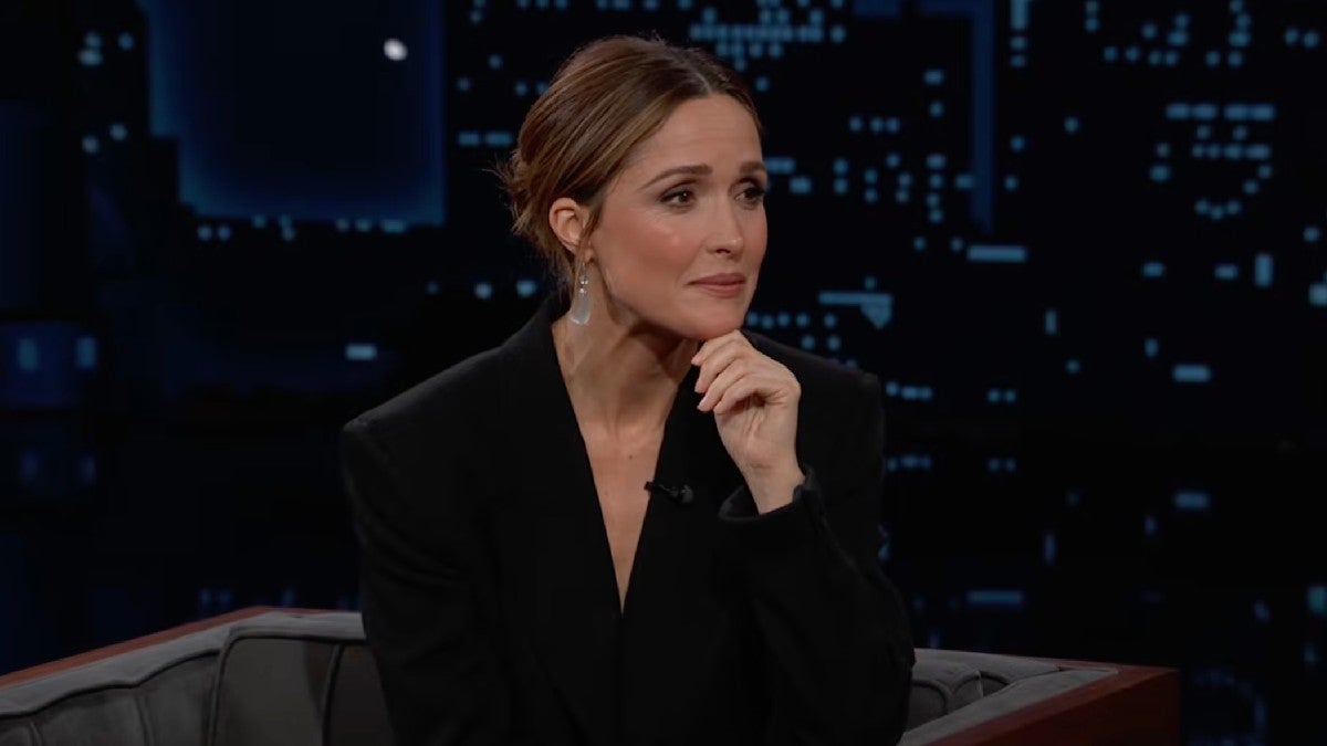 Jimmy Kimmel Encourages Rose Byrne to Not Take Her Husband to Oscars