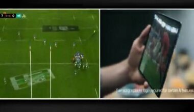 Rugby fans disappointed by in-game adverts during ITV's Six Nations coverage