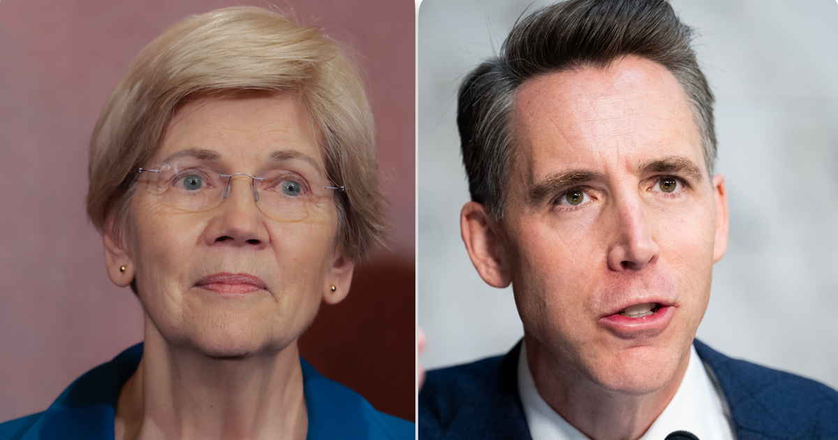 Elizabeth Warren and Josh Hawley a bipartisan Senate duo aiming to break up "Big Medicine"