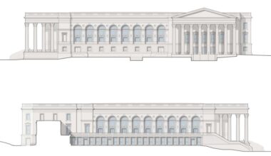 Architect submits most-detailed renderings so far for White House ballroom