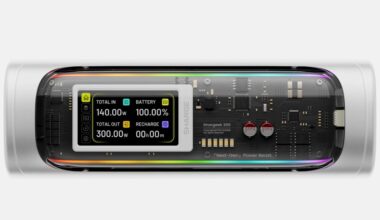 Sharge’s new power bank can charge two laptops while putting on a light show