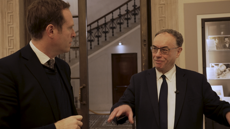 Ed Conway speaks all things gold with Bank of England governor Andrew Bailey