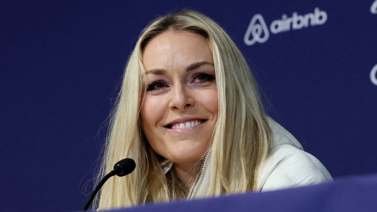 Lindsey Vonn. Pic: Reuters