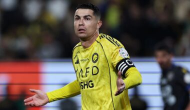 Cristiano Ronaldo missed Al Nassr's game against Al Riyadh on Monday. Pic: Reuters