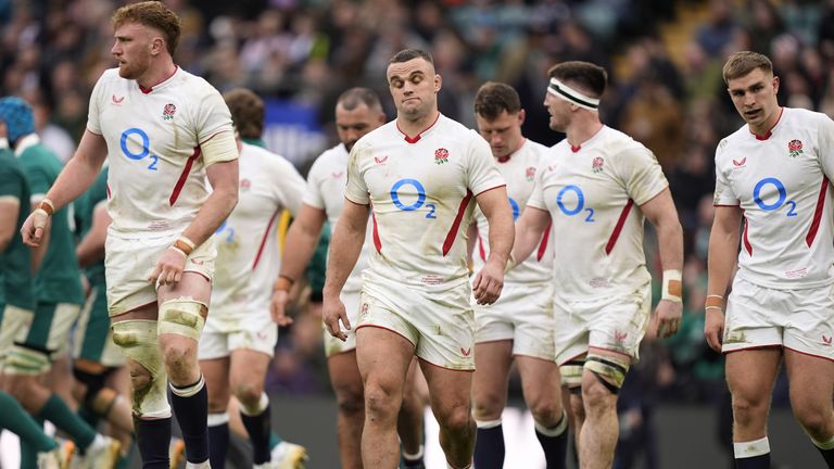 England suffered a first home defeat since 2024 as Ireland scored a record points total and margin of victory at Twickenham