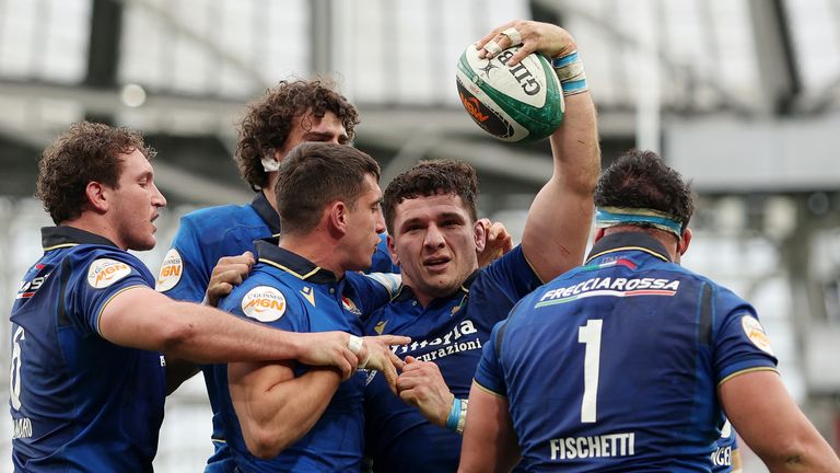 Nicotera's try was reward for Italy, who had proven the better side in the first half