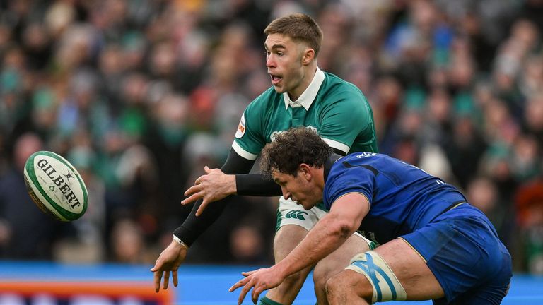 The introduction of Jack Crowley for Prendergast saw a huge shift in Ireland's attacking play