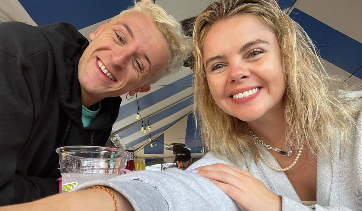 Saoirse-Monica Jackson and Denis Sulta. Pic: Saoirse-Monica Jackson / Instagram