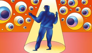 Illustration representing social anxiety.