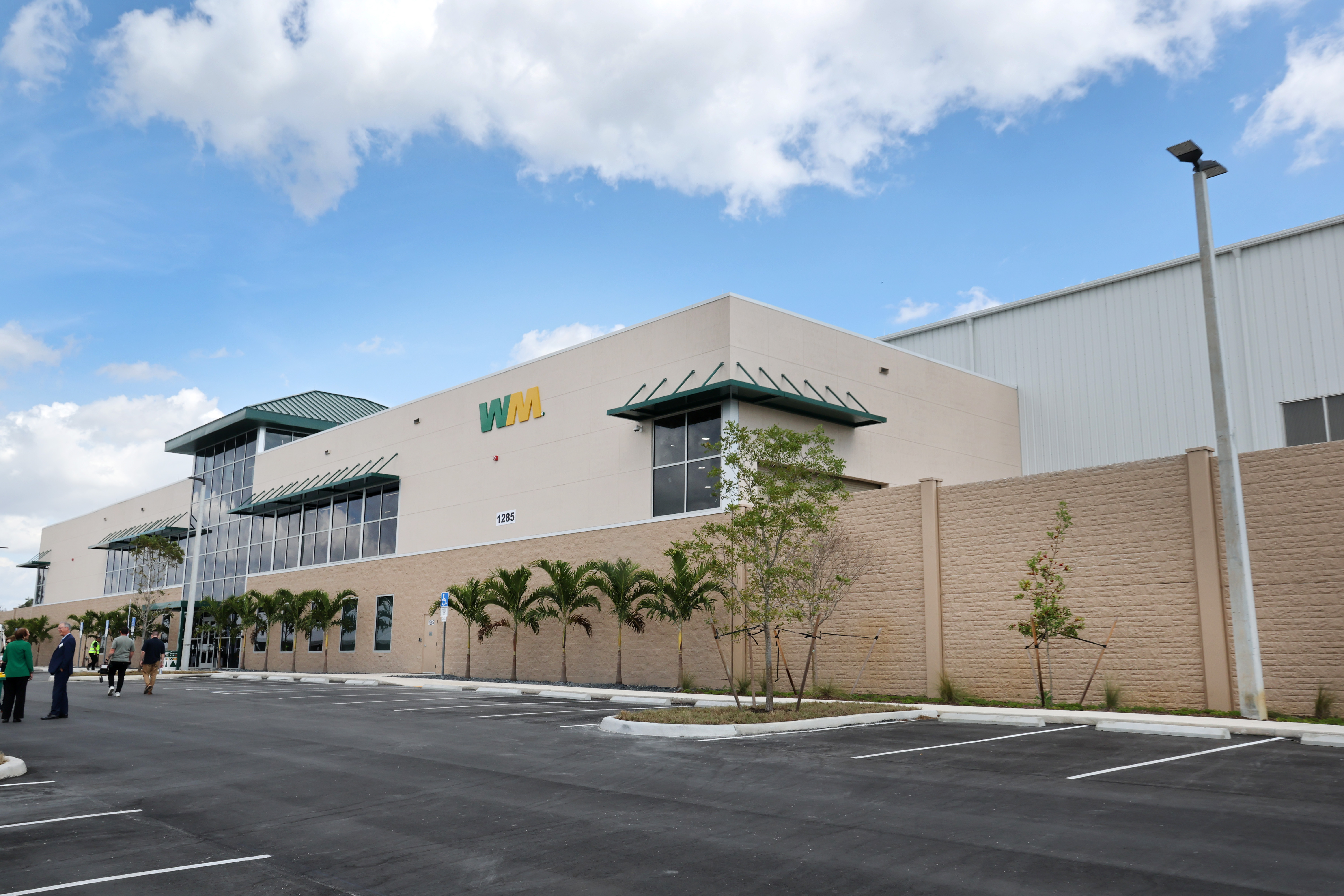 The Waste Management Recycling South Florida facility in Pembroke Pines on Thursday, Feb. 19, 2026. (Carline Jean/South Florida Sun Sentinel)
